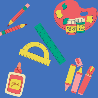 Art supplies.
