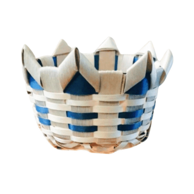 Sample of a woven Black Ash basket